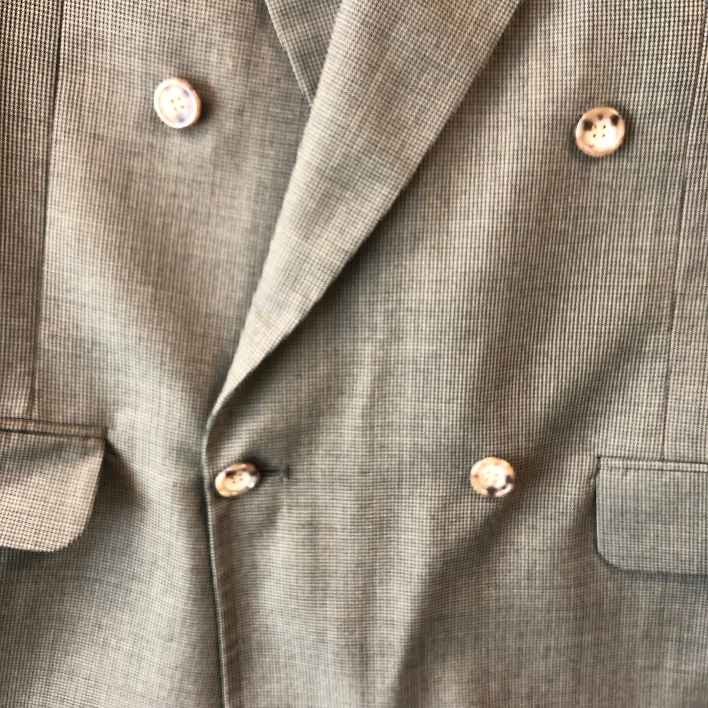 Double Breasted Button Blazer Jacket