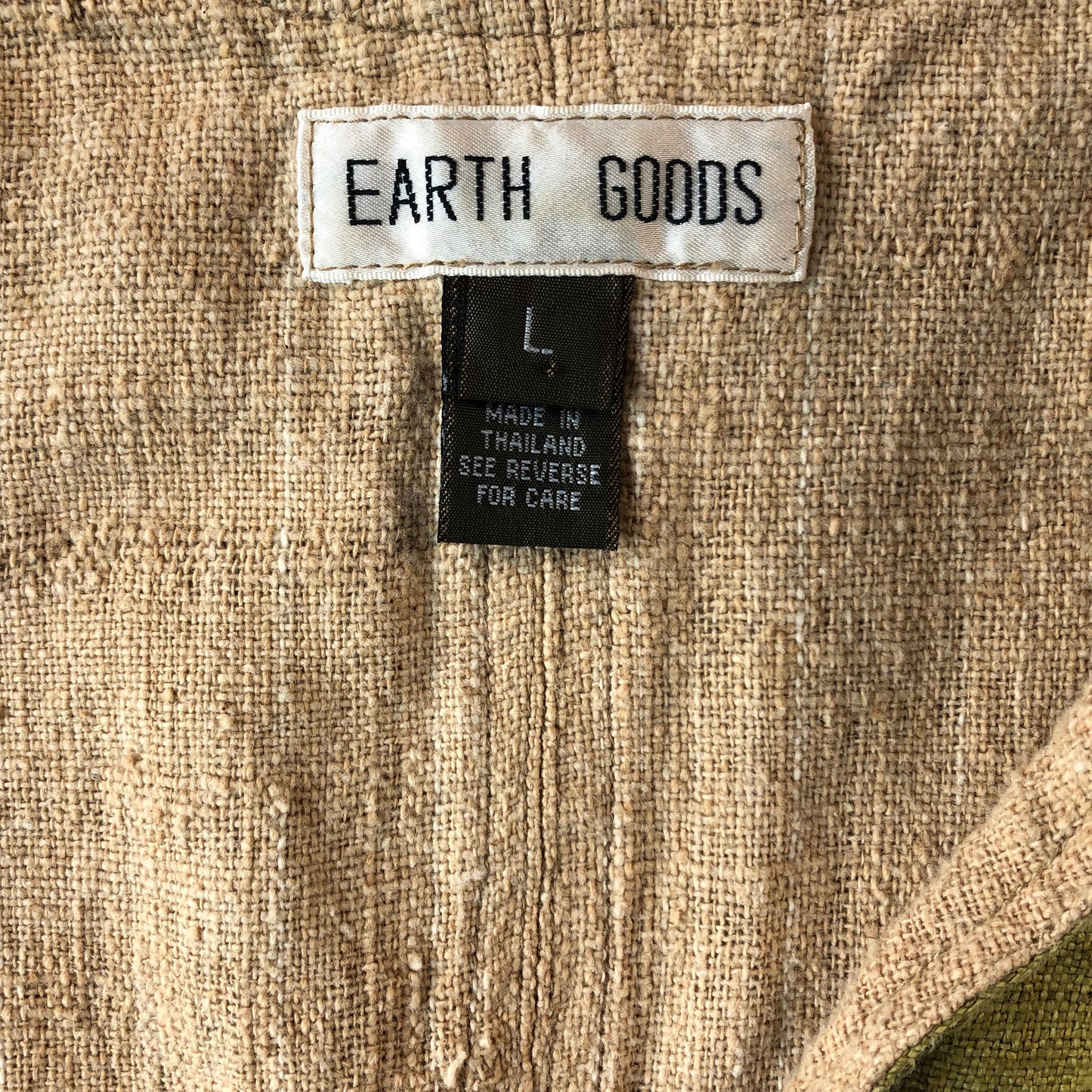 Earth Goods Button Vest L