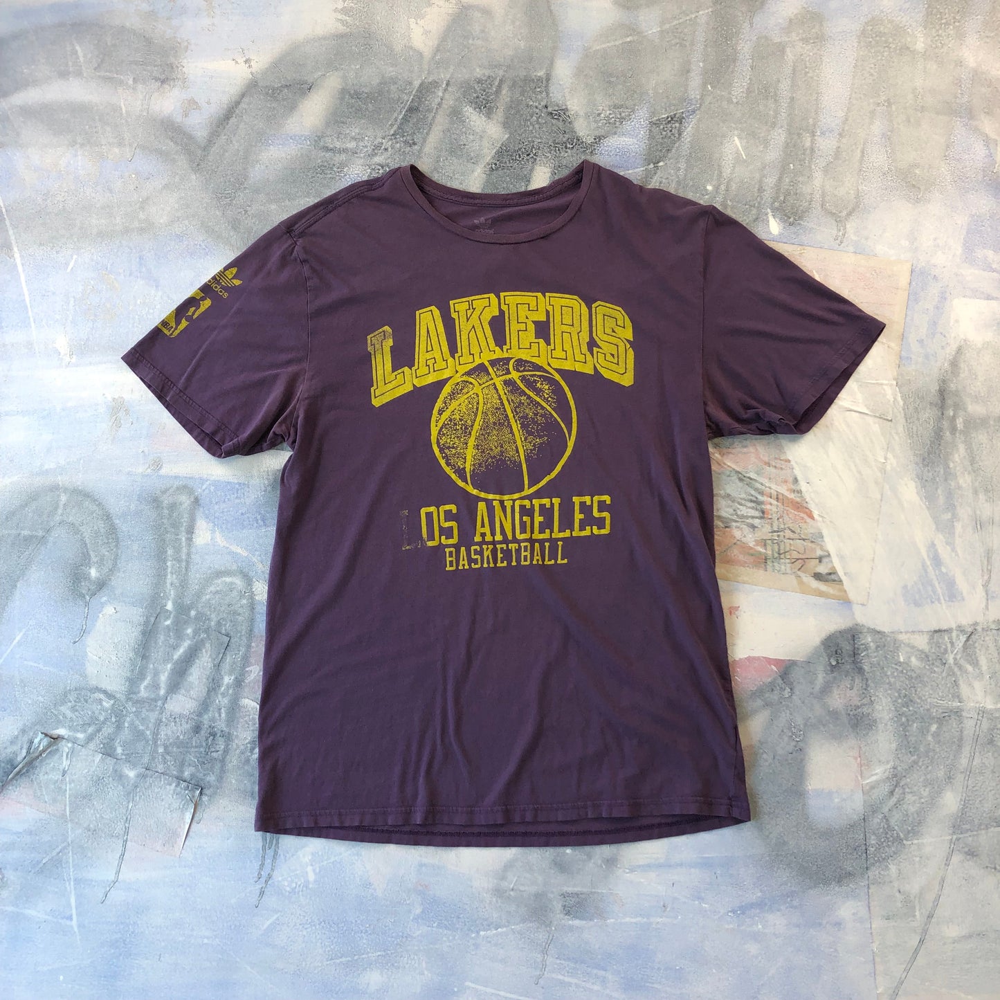 Los Angeles Lakers Adidas T Shirt L