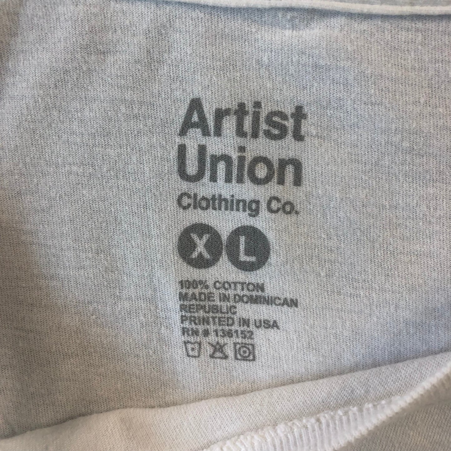 Artist Union Clothing Company T Shirt XL