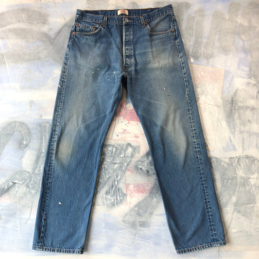 Levis 501 Straight Leg Button Fly Jean W40