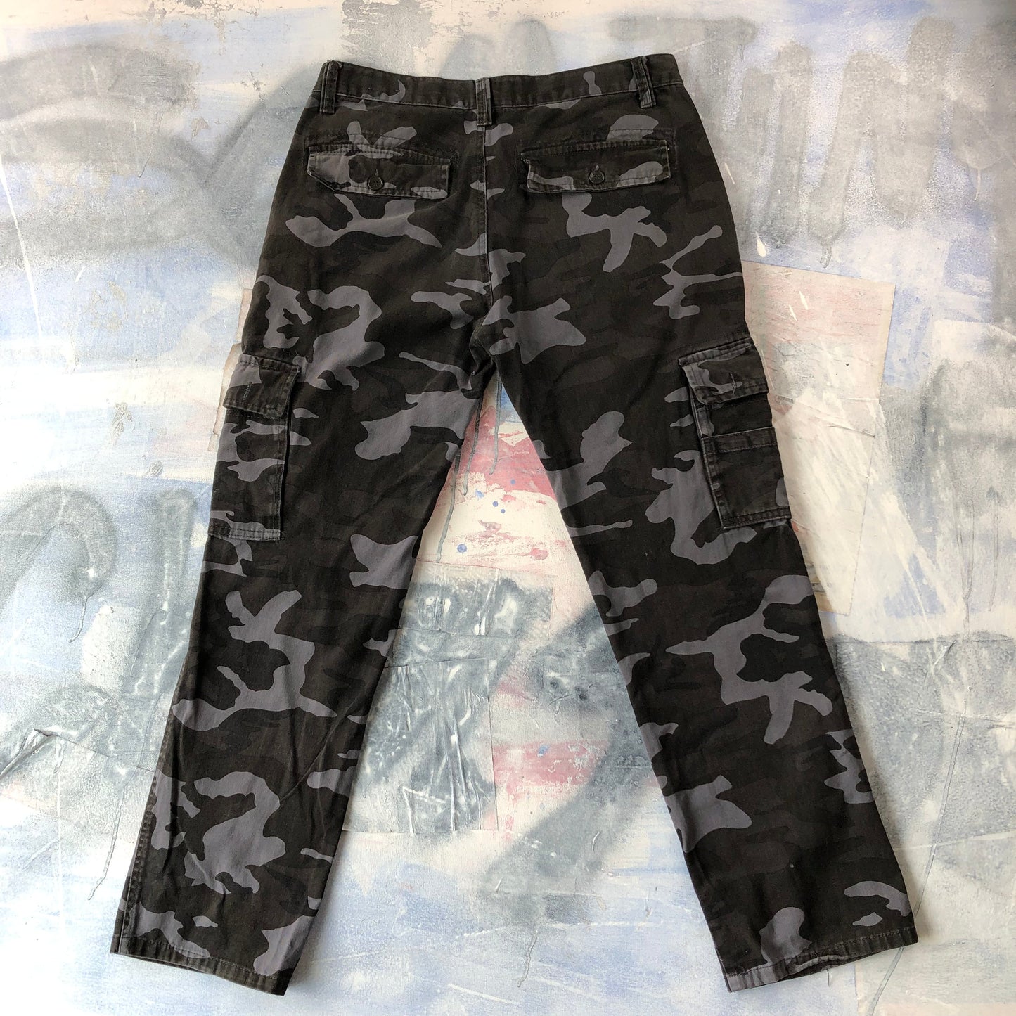 Red Snap Camo Cargo Pant W36