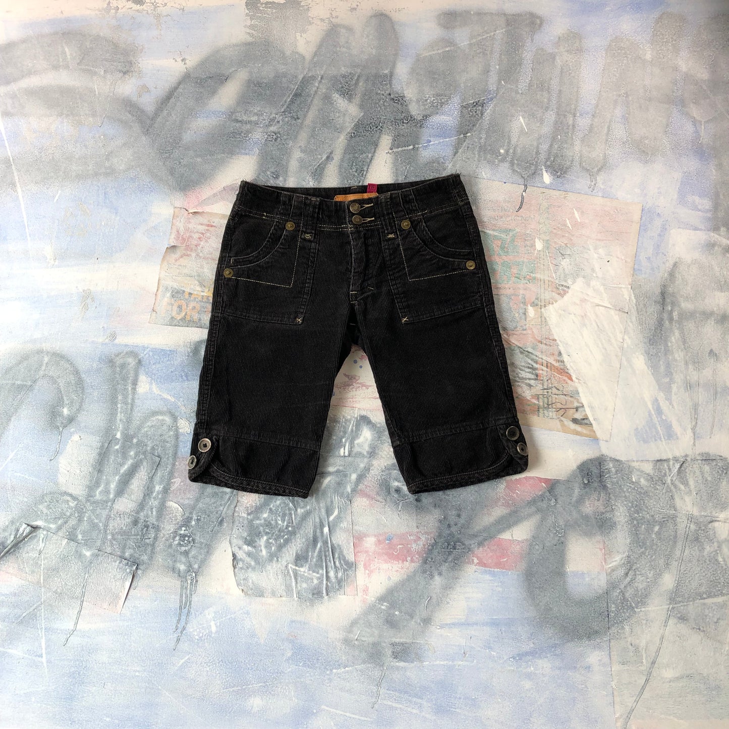 Free Party Denim Corduroy Short 26