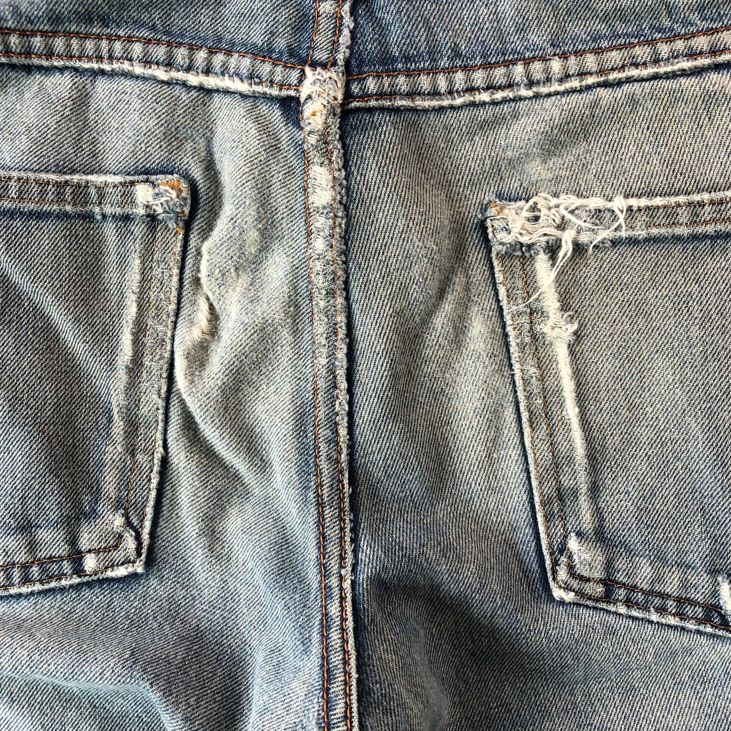 Naked & Famous Distressed Jean Short