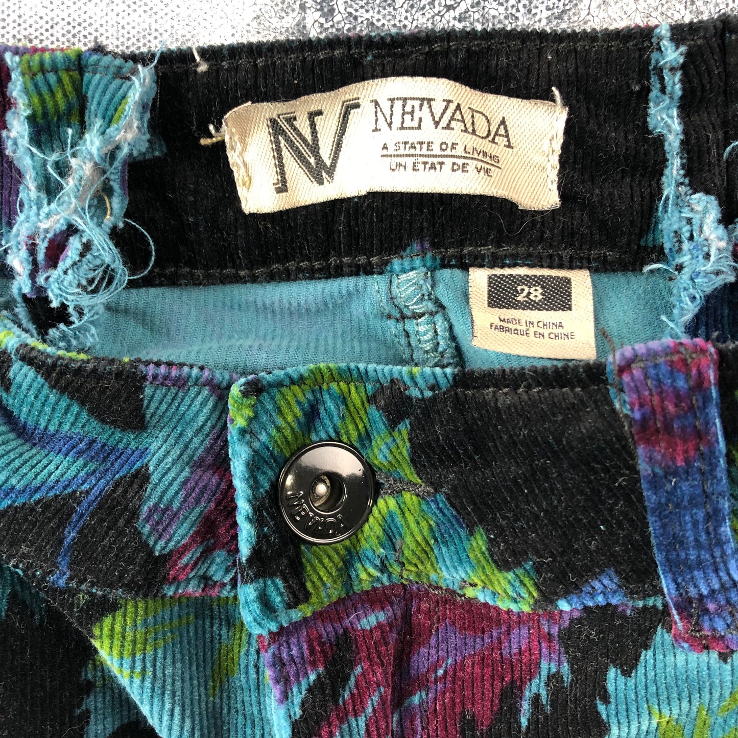 Nevada Corduroy Slim Fit Pant 28