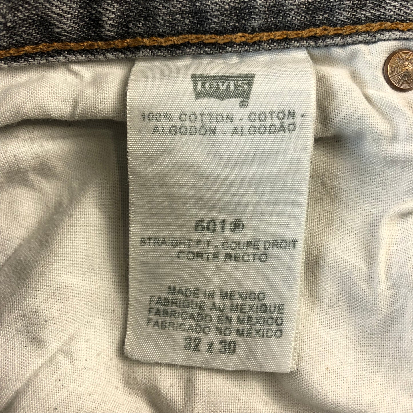 Levis 501 Jean W32