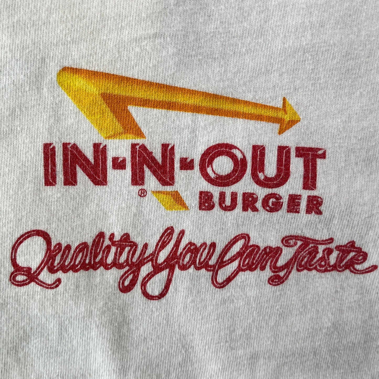 In N Out Burger Beefy Hanes T Shirt L