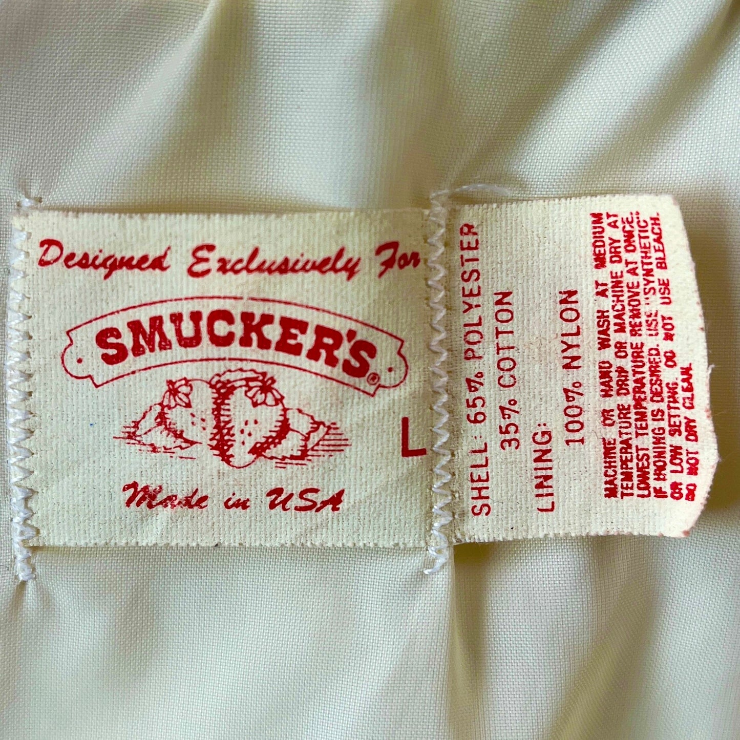 Smuckers Super Valu Zip Jacket L