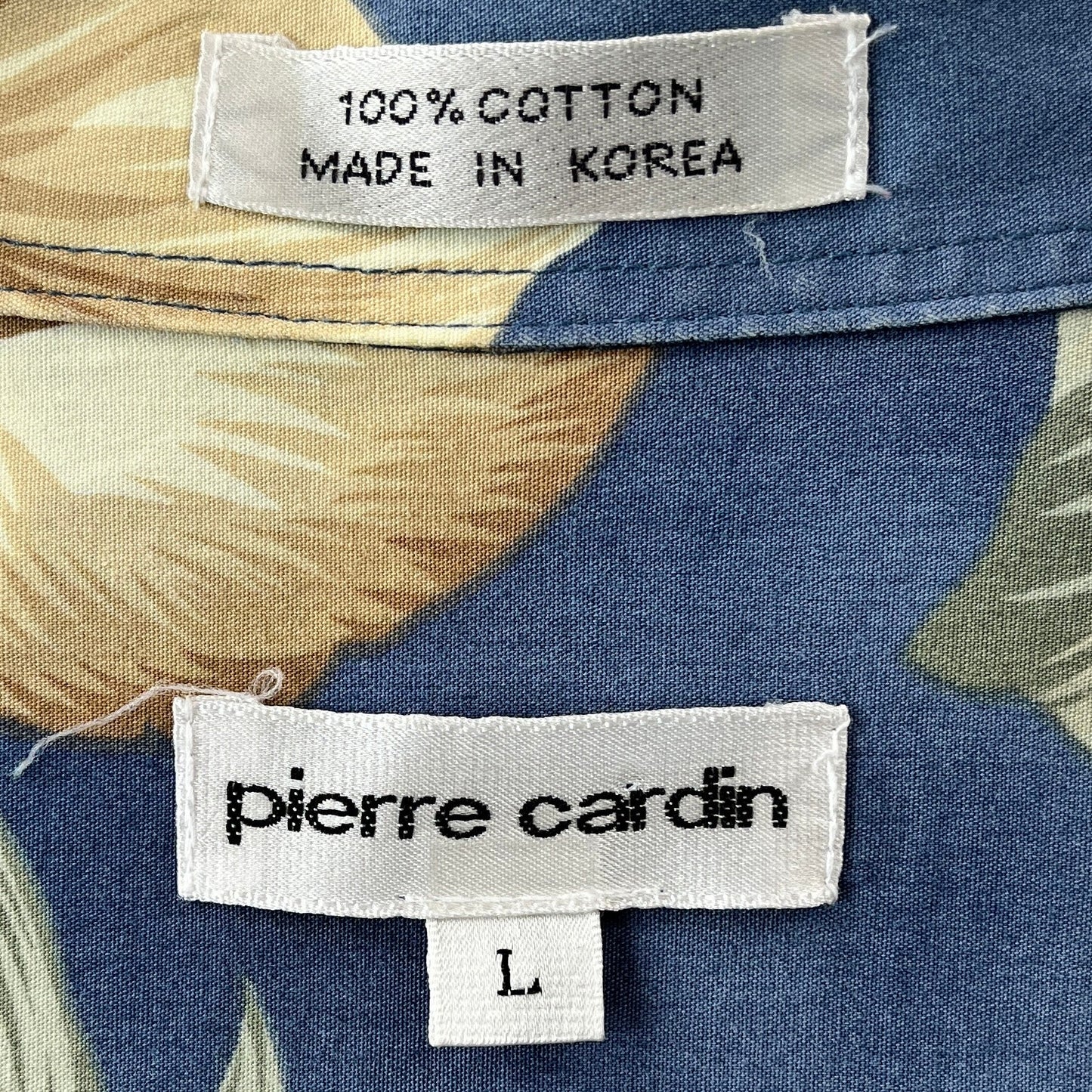 Pierre Cardin Hawaiin Button Shirt L