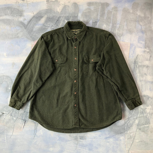 Field & Stream Button Long Sleeve Flannel Shirt XL