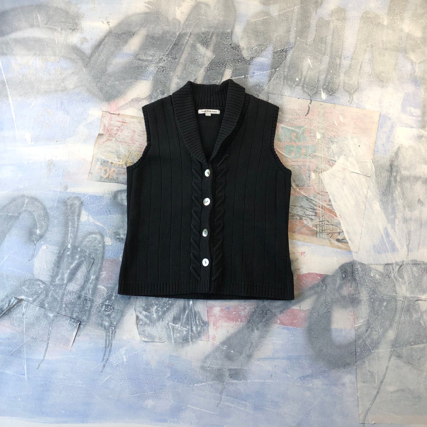 Mercer Street Studio Button Vest S