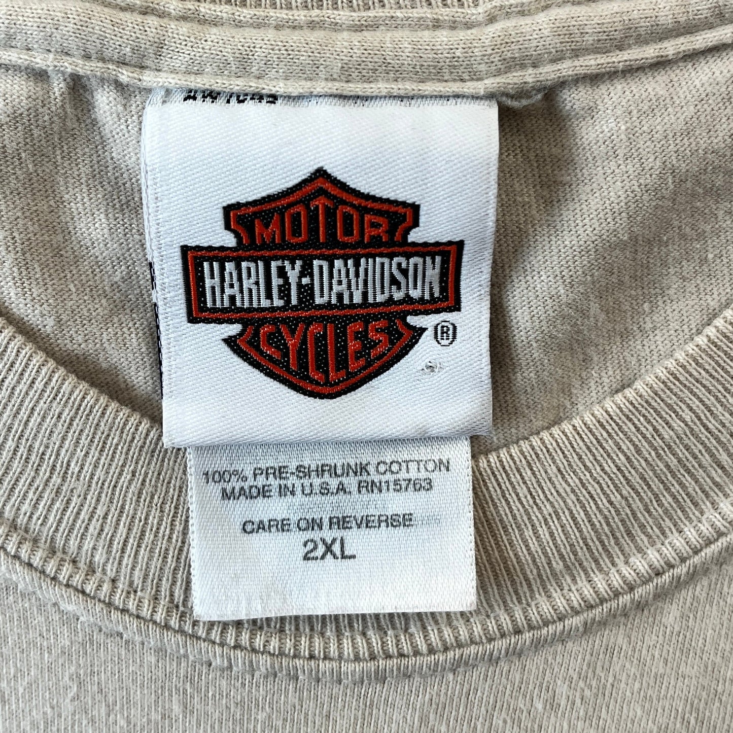 Harley Davidson Tilley Statesville NC T Shirt 2XL