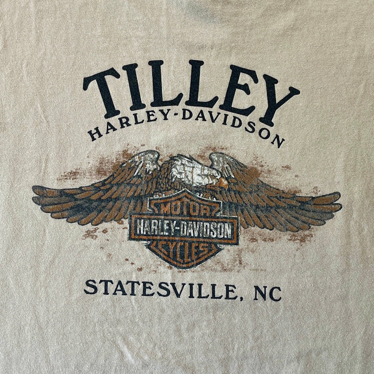 Harley Davidson Tilley Statesville NC T Shirt 2XL