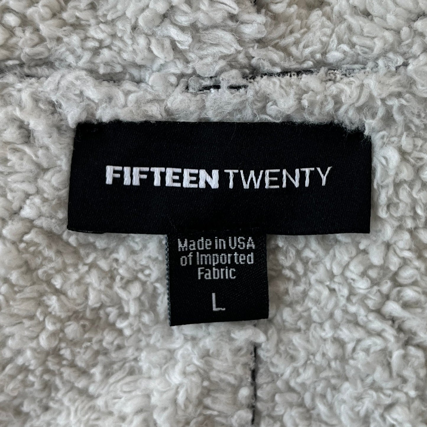 Fifteen Twenty Sherpa Vest Sweater L