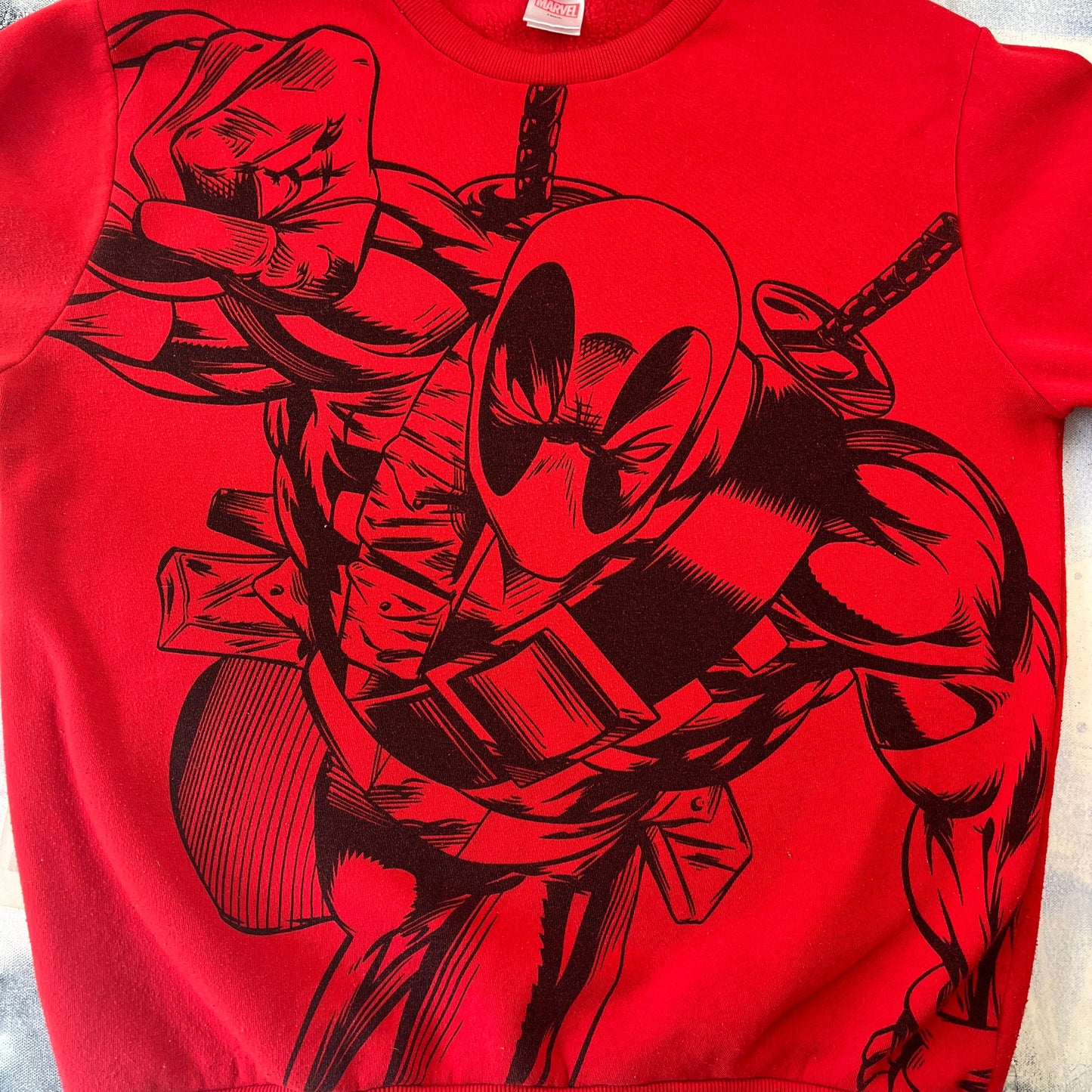 Marvel Deadpool Crewneck Sweatshirt L