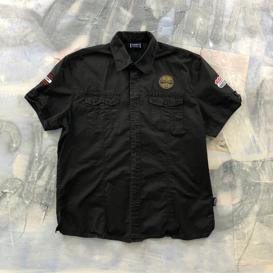 Triumph Motorcycles Button Short Sleeve Shirt XL