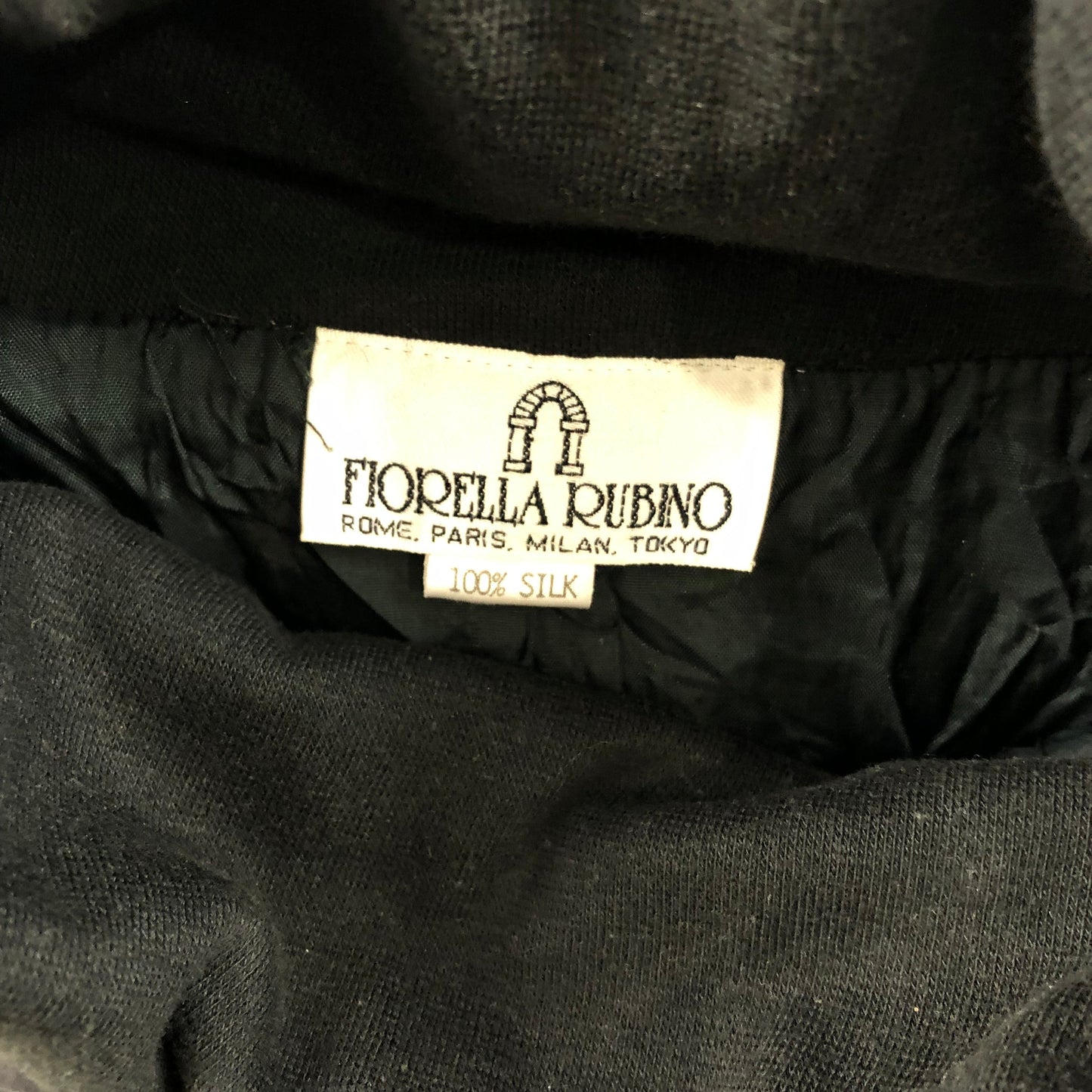 Fiorella Rubino Turtleneck Silk Jacket