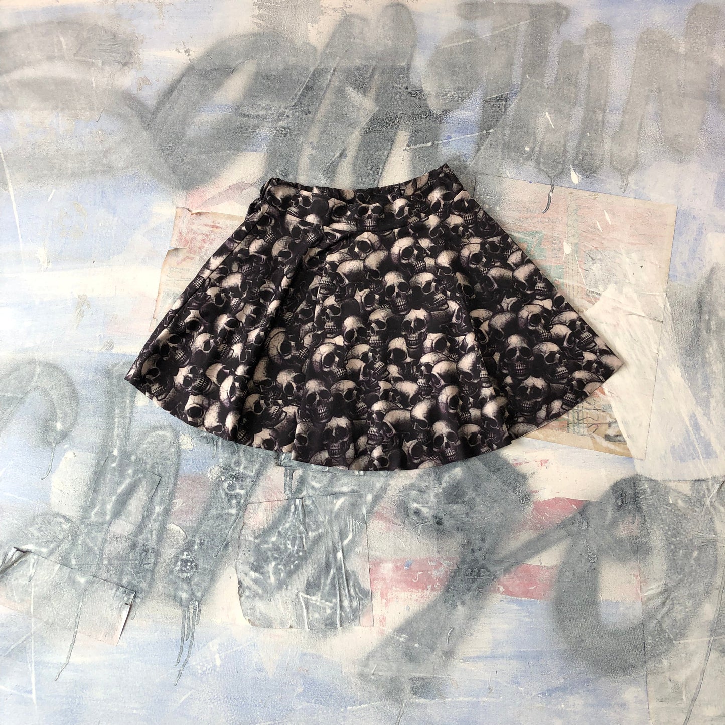 Skull Mini Skirt