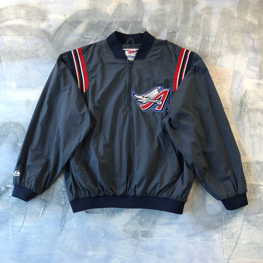 MLB Anaheim Angels Majestic Authentic Collection Pullover Jacket XL