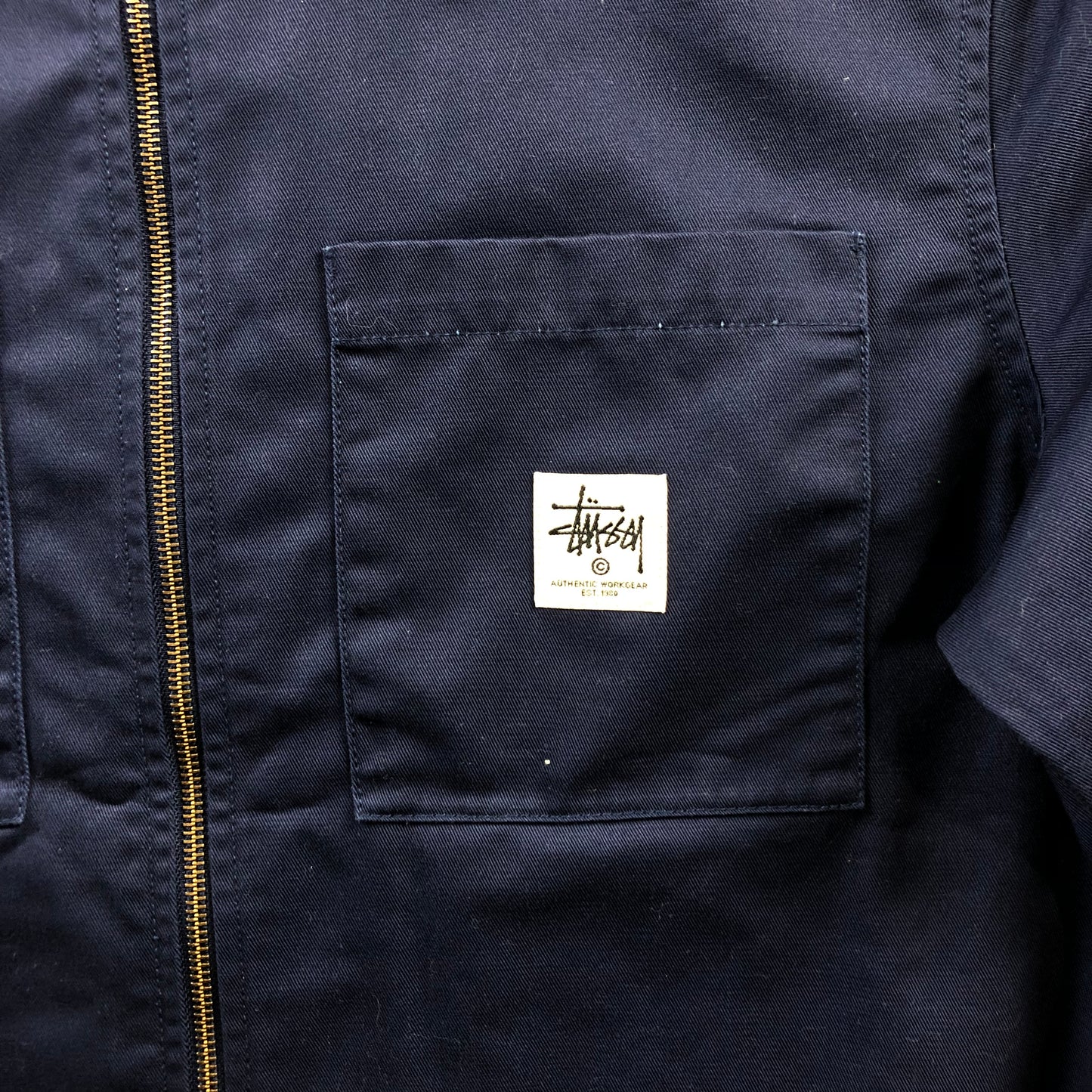 Stussy Lightweight Workwear Zip Jacket L