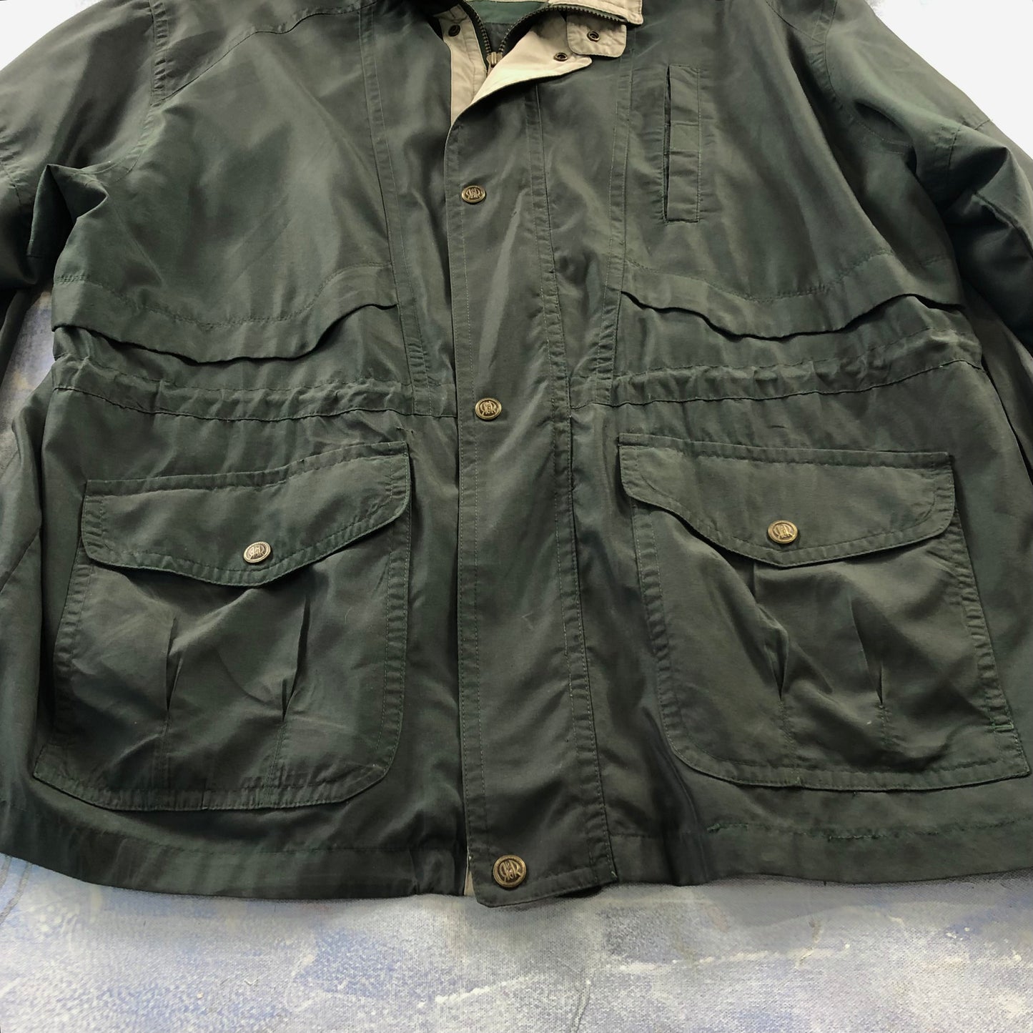 Rest & Relaxation Lightweight Cargo Zip Jacket XL