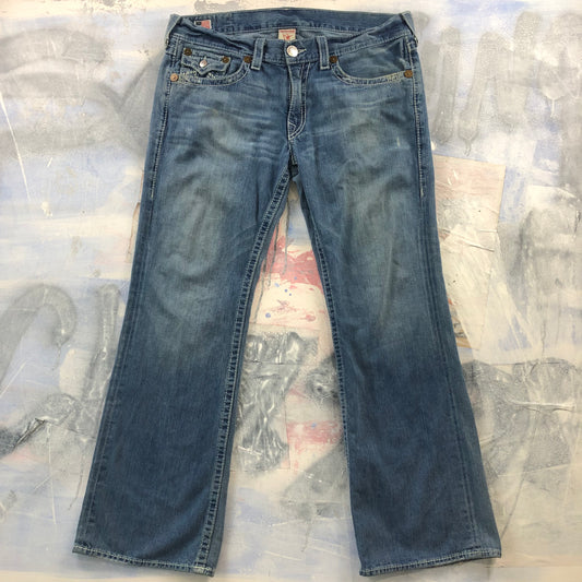 True Religion USA Billy Big T Flared Jean 38