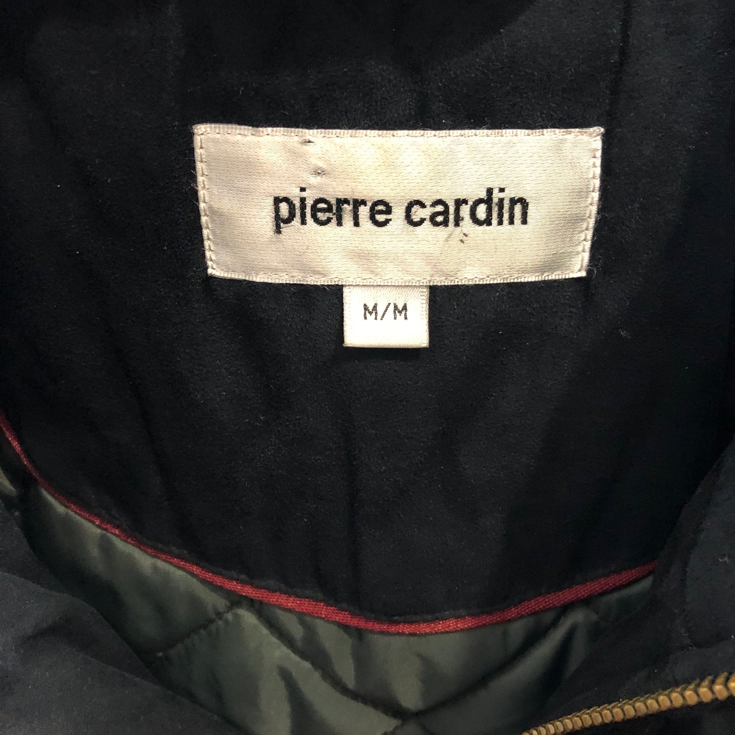 Pierre Cardin Button-Zip Quilted Jacket M