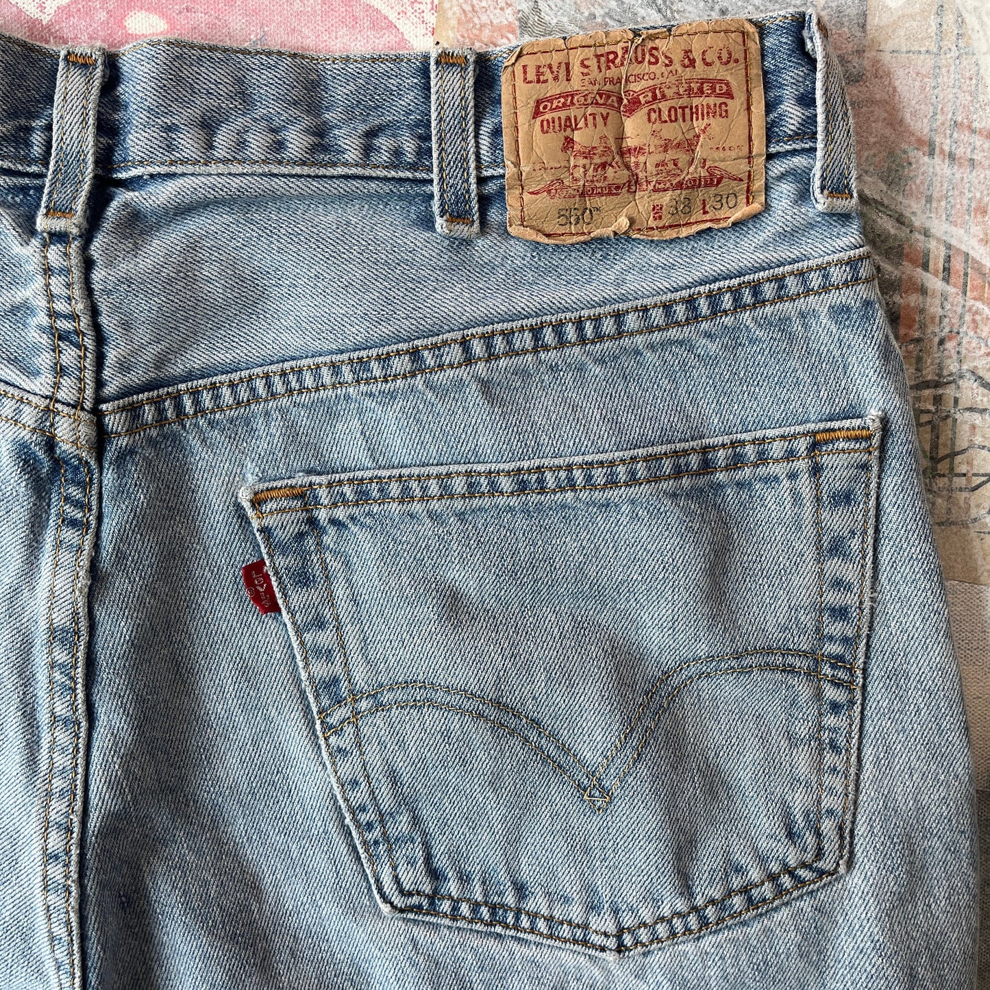 Levis 550 Relaxed Fit Jean W38