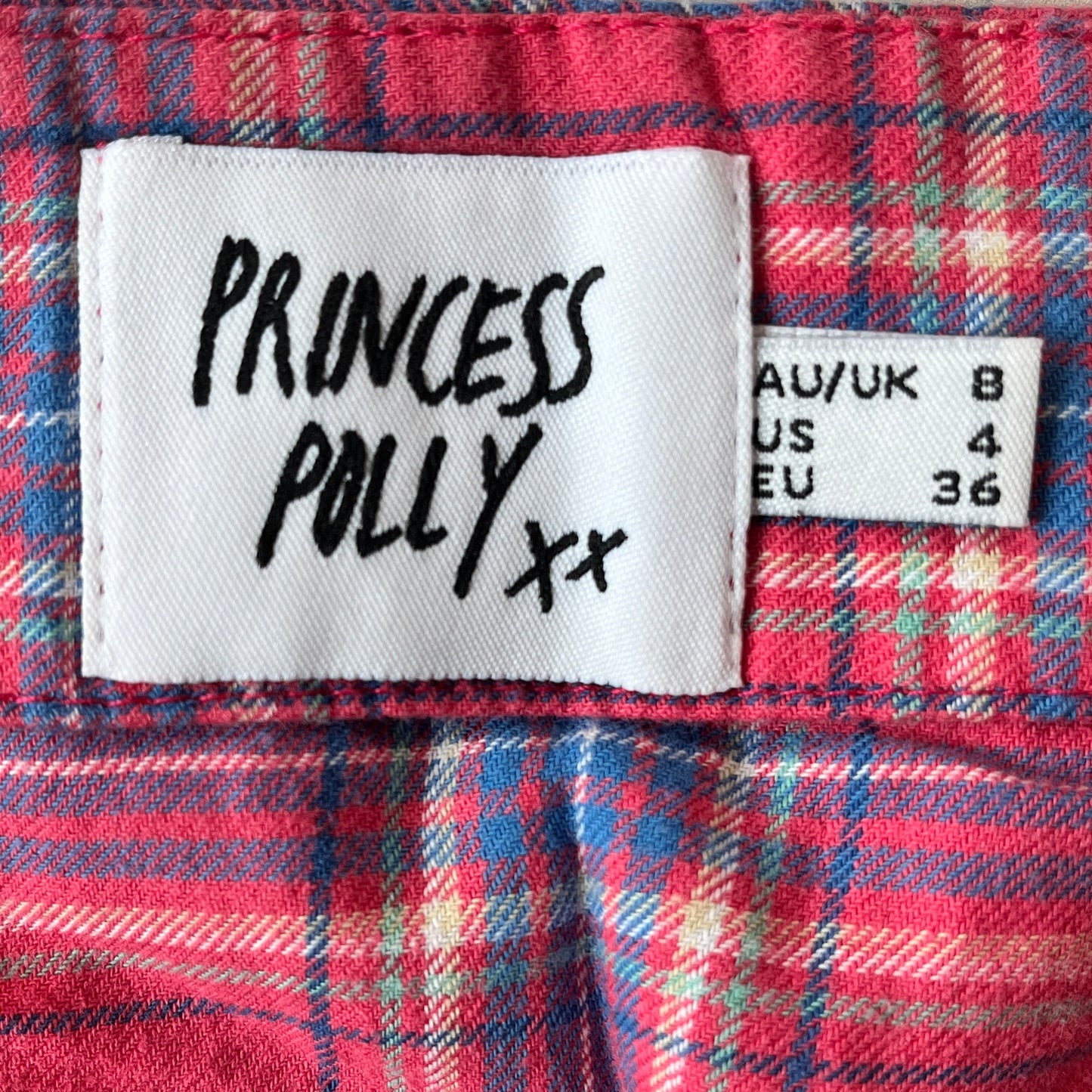 Princess Polly Plaid Mini Skirt 4