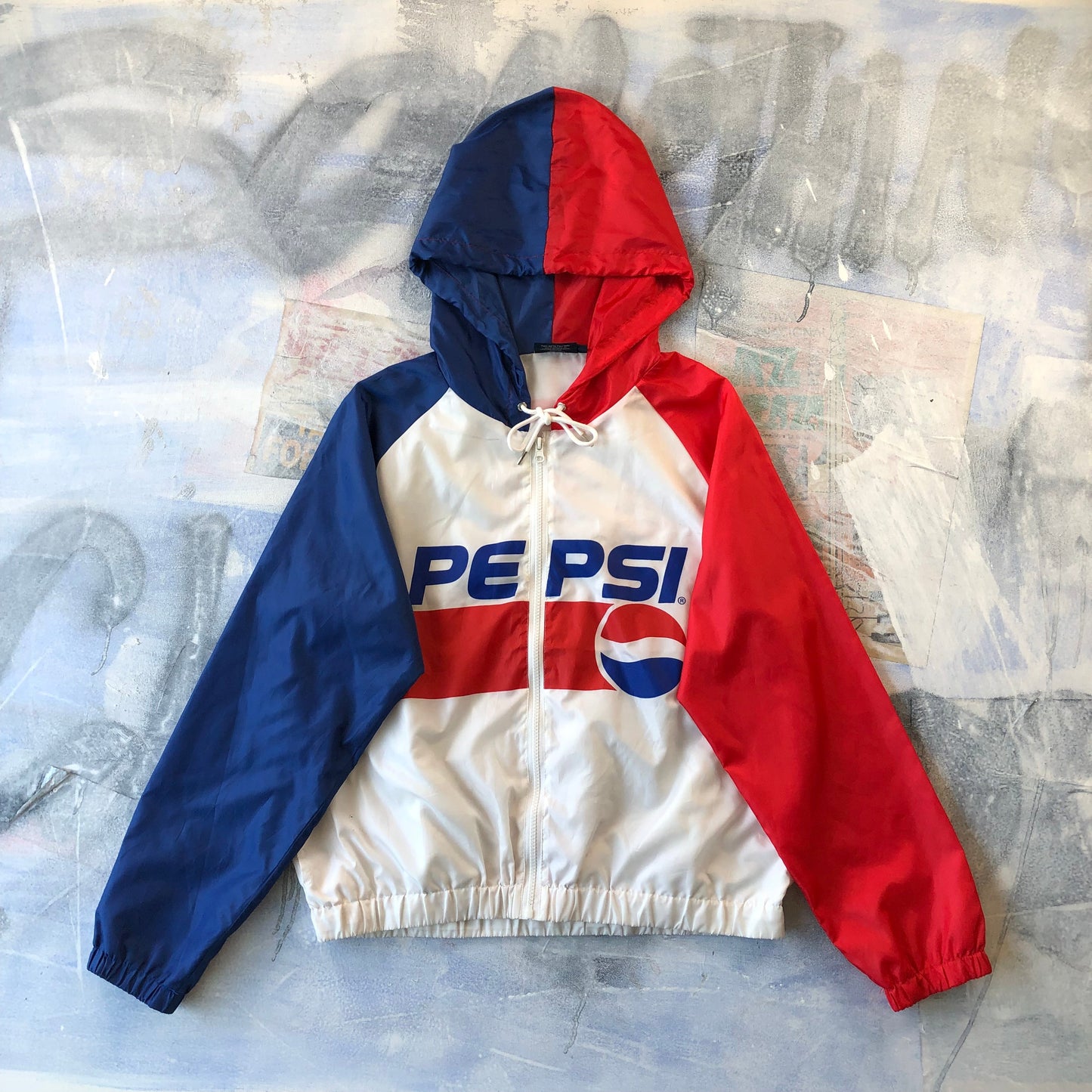 Pepsi Zip Windbreaker Jacket L