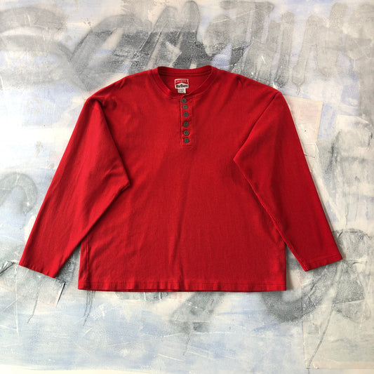 Malboro Unlimited Henley Long Sleeve Shirt XL