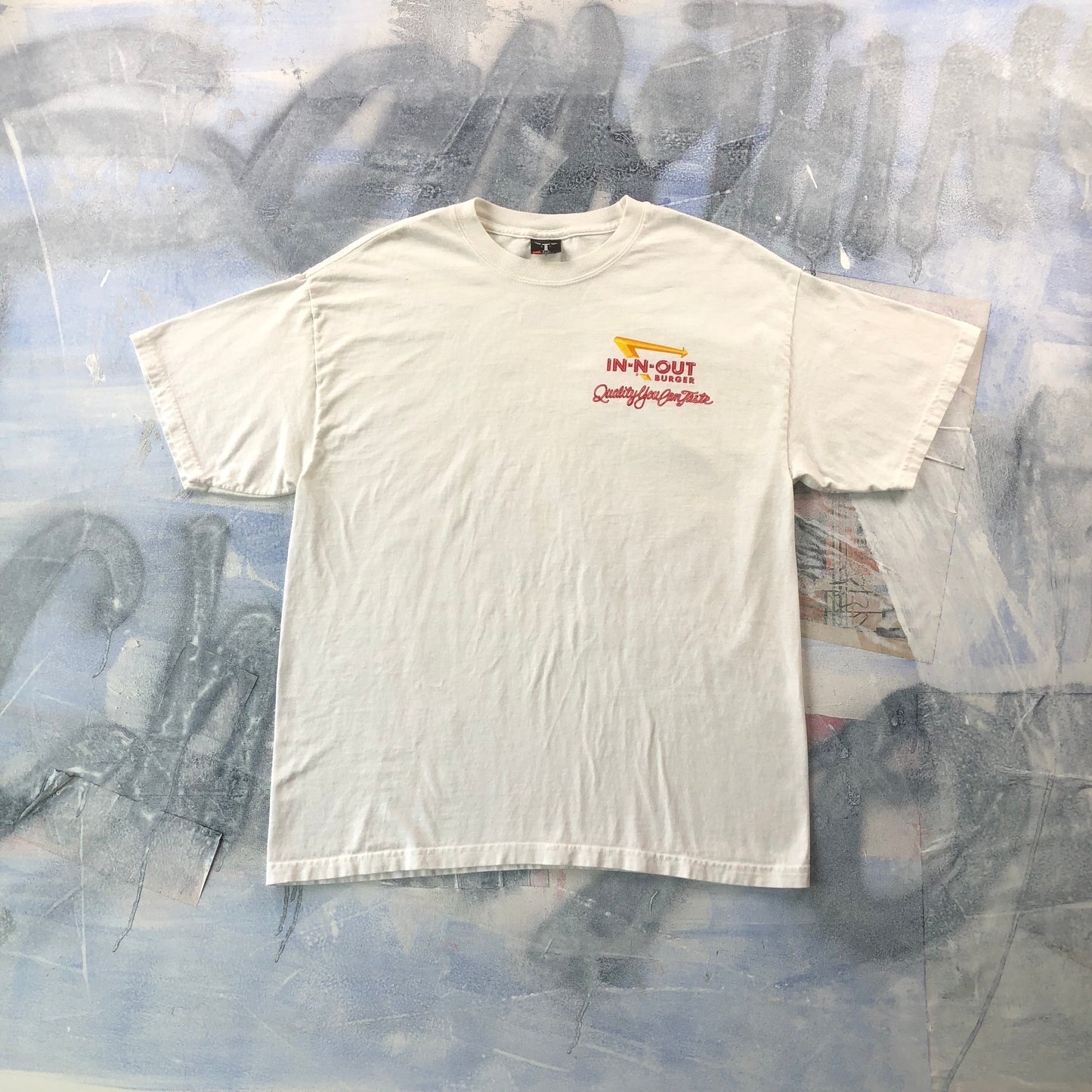 In N Out Burger Beefy Hanes T Shirt L