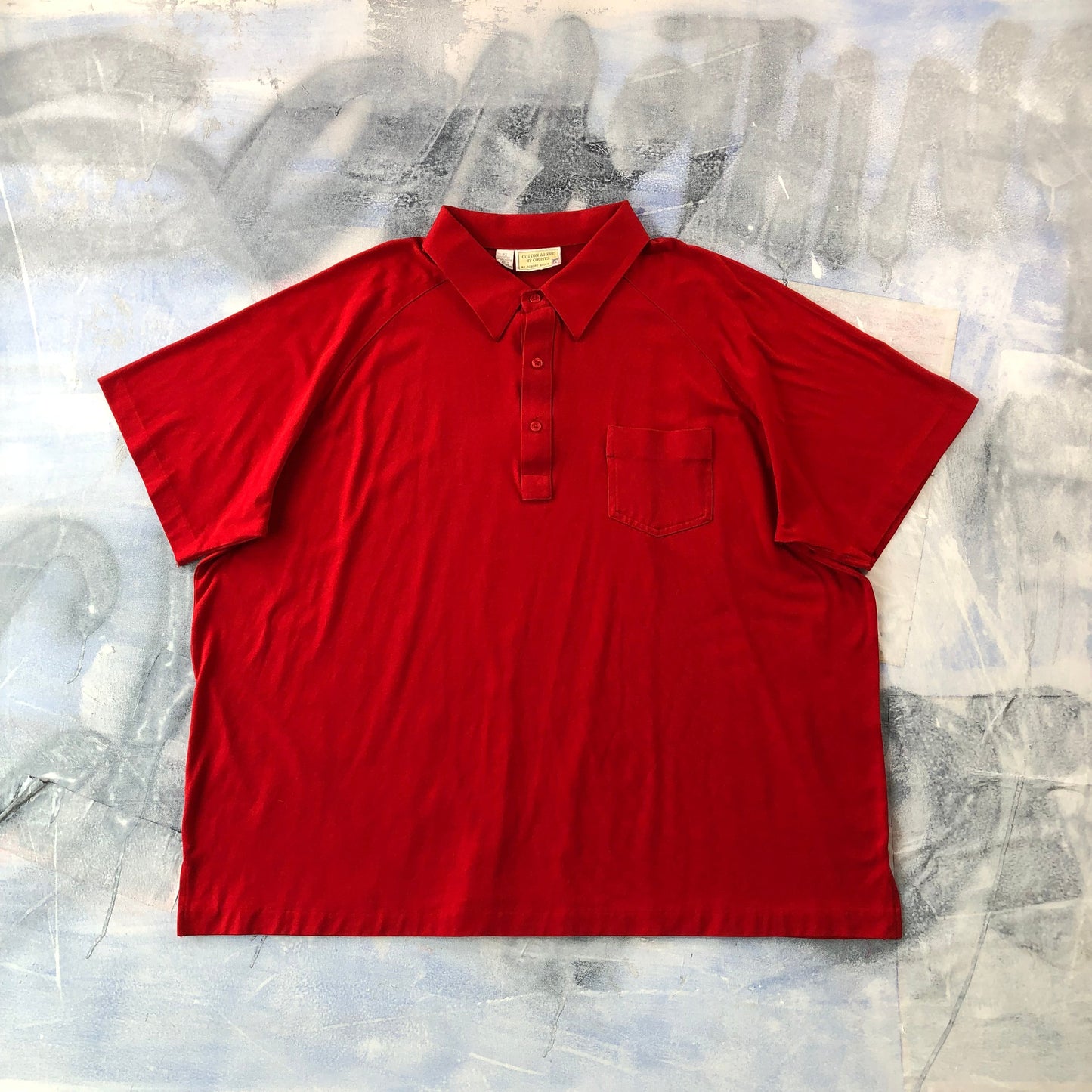 Cotton Where It Counts Polo Button Shirt 3XL