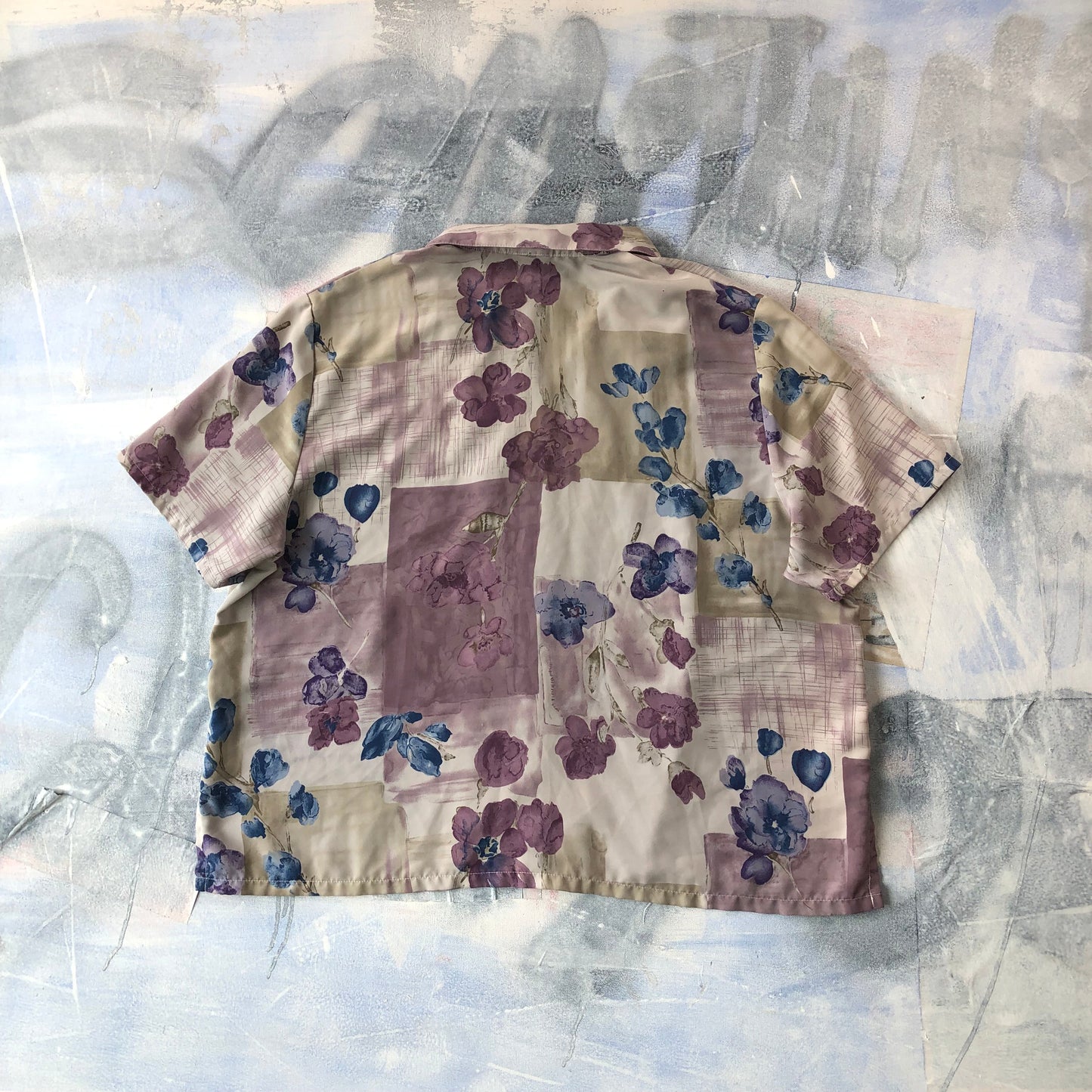 Bonworth Floral Camp Button Shirt XL