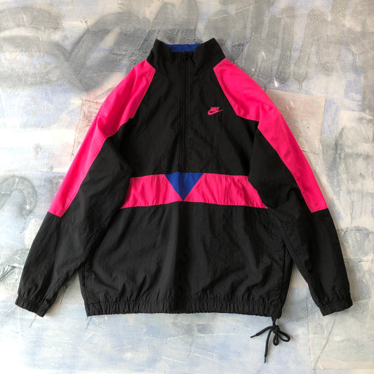 Nike Quarter Zip Windbreaker Jacket L