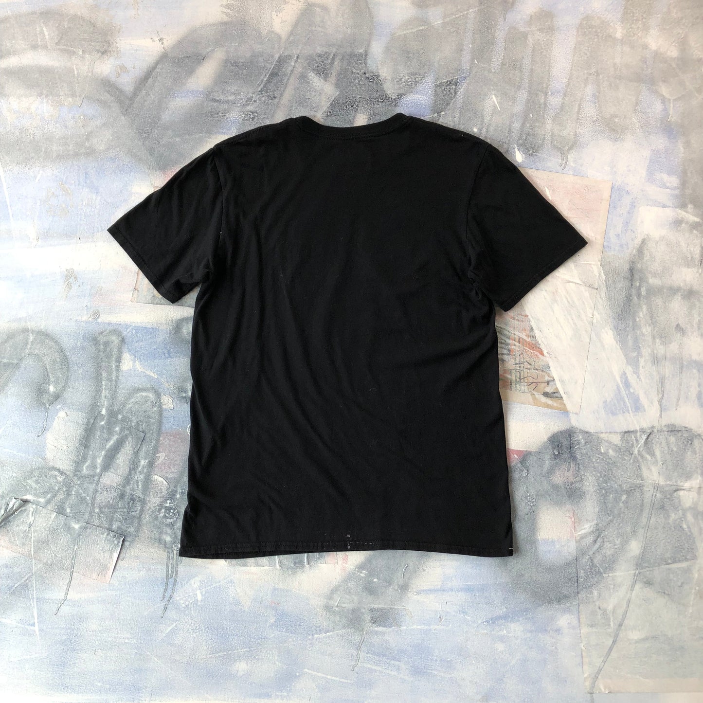 Superman All Black Logo T Shirt M