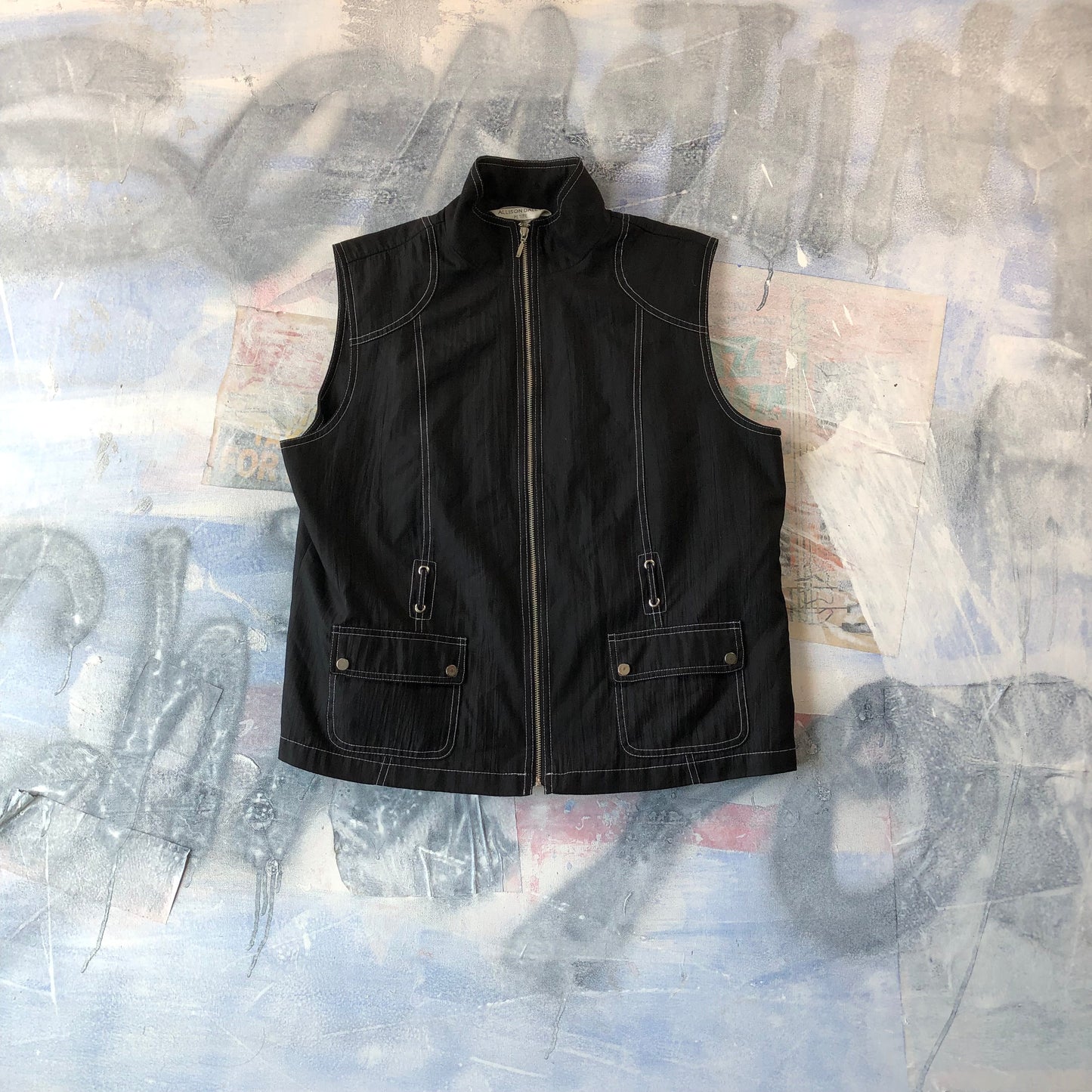 Allison Daley Petit Vest Zip Jacket 12P