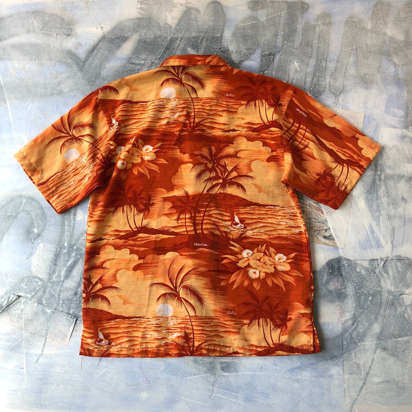 Aloha Joe Hawaiin Button Shirt L