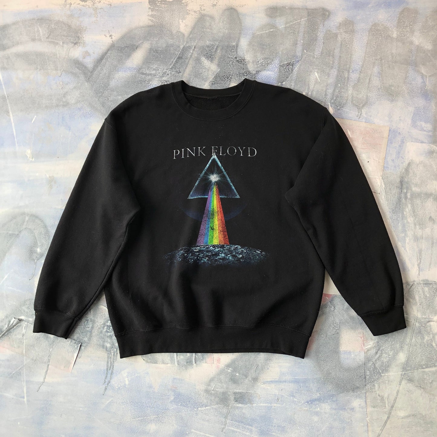 Pink Floyd The Dark Side Of the Moon Crewneck Sweatshirt L