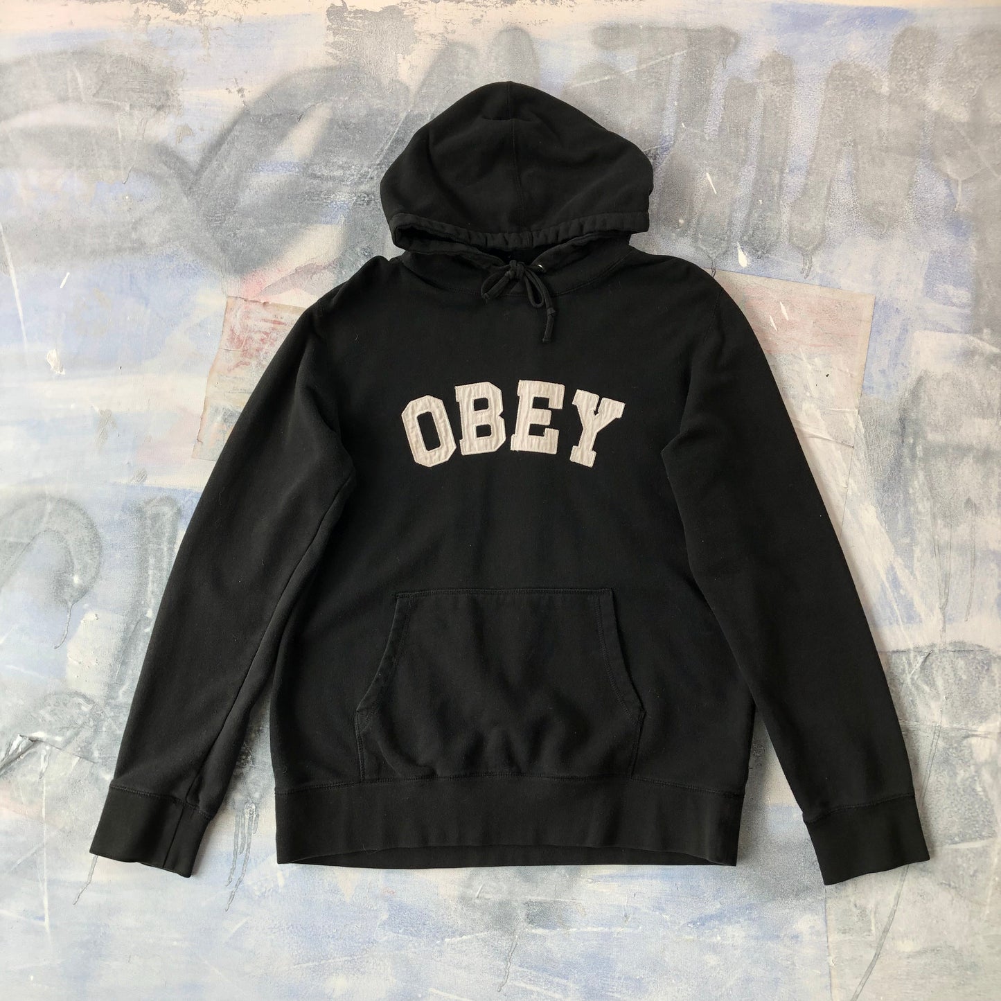 Obey Worldwide Hoodie Sweatshirt L