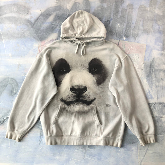 The Mountain Panda Hoodie Sweatshirt L