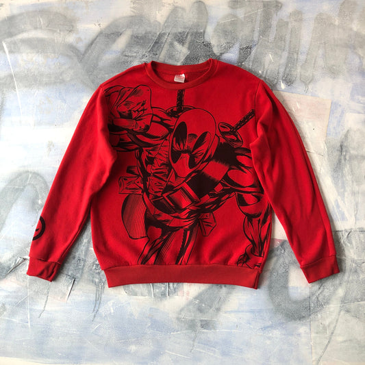 Marvel Deadpool Crewneck Sweatshirt L