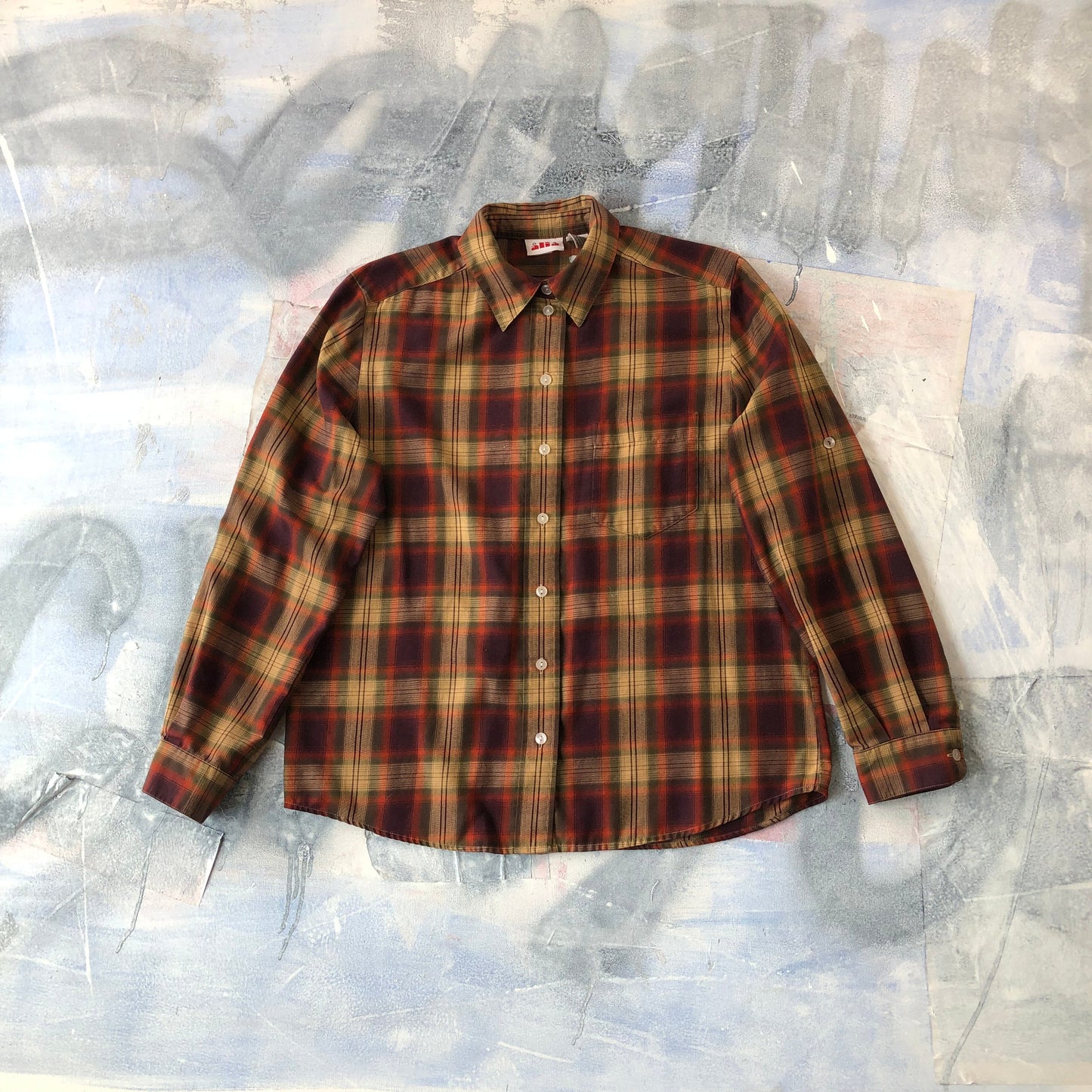 Alia Plaid Button Shirt 10