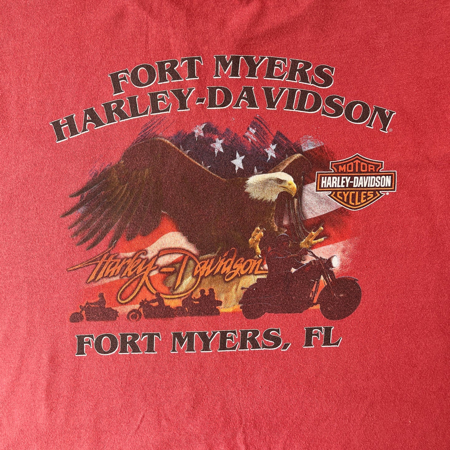 Harley Davidson Fort Myers Florida T Shirt 2XL