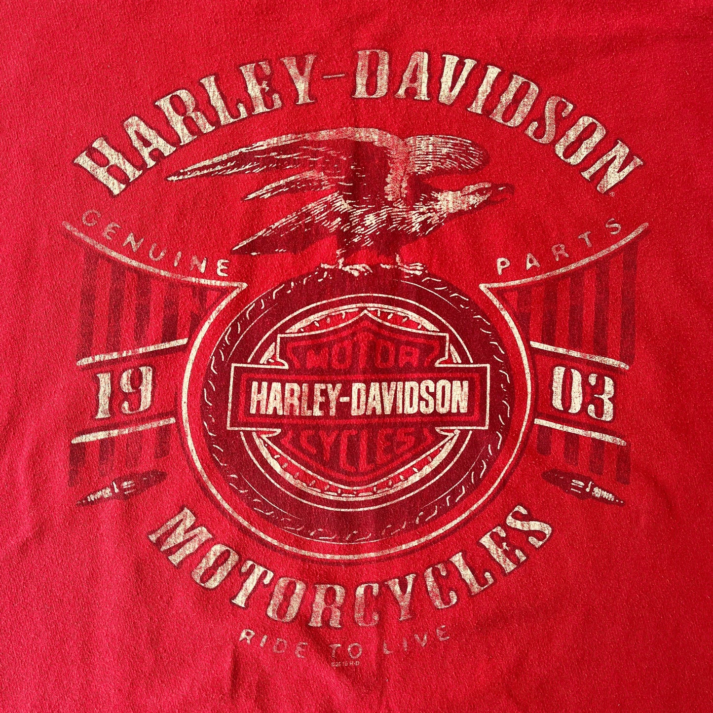 Harley Davidson Speedway Concord North Carolina T Shirt 2XL