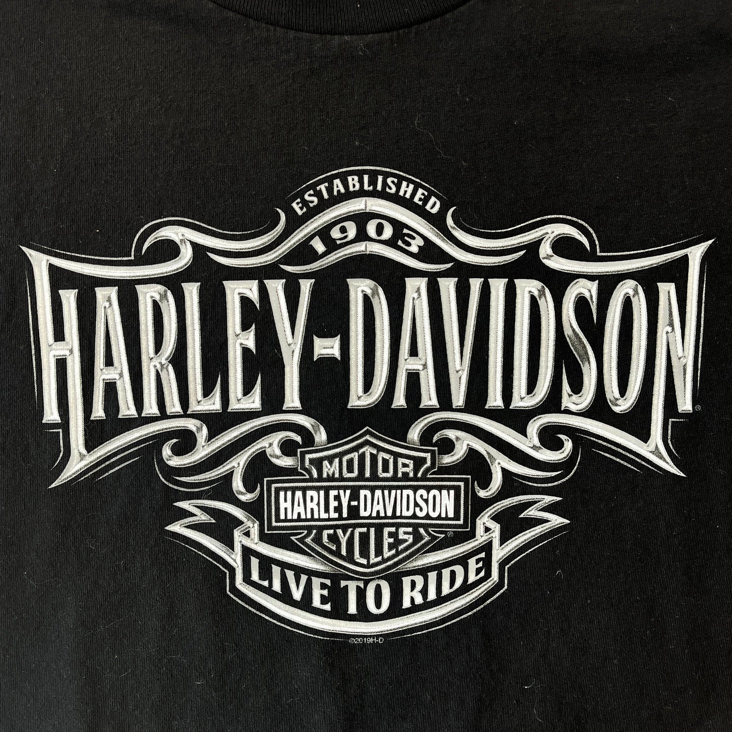 Harley Davidson Windy City Chicago Illinois T Shirt XL