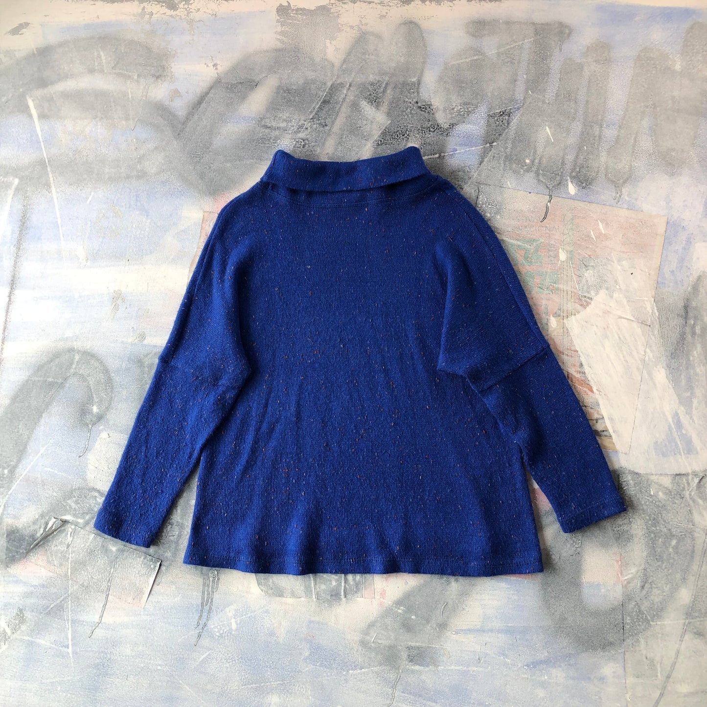 New Nil Turtle Neck Sweater Blue