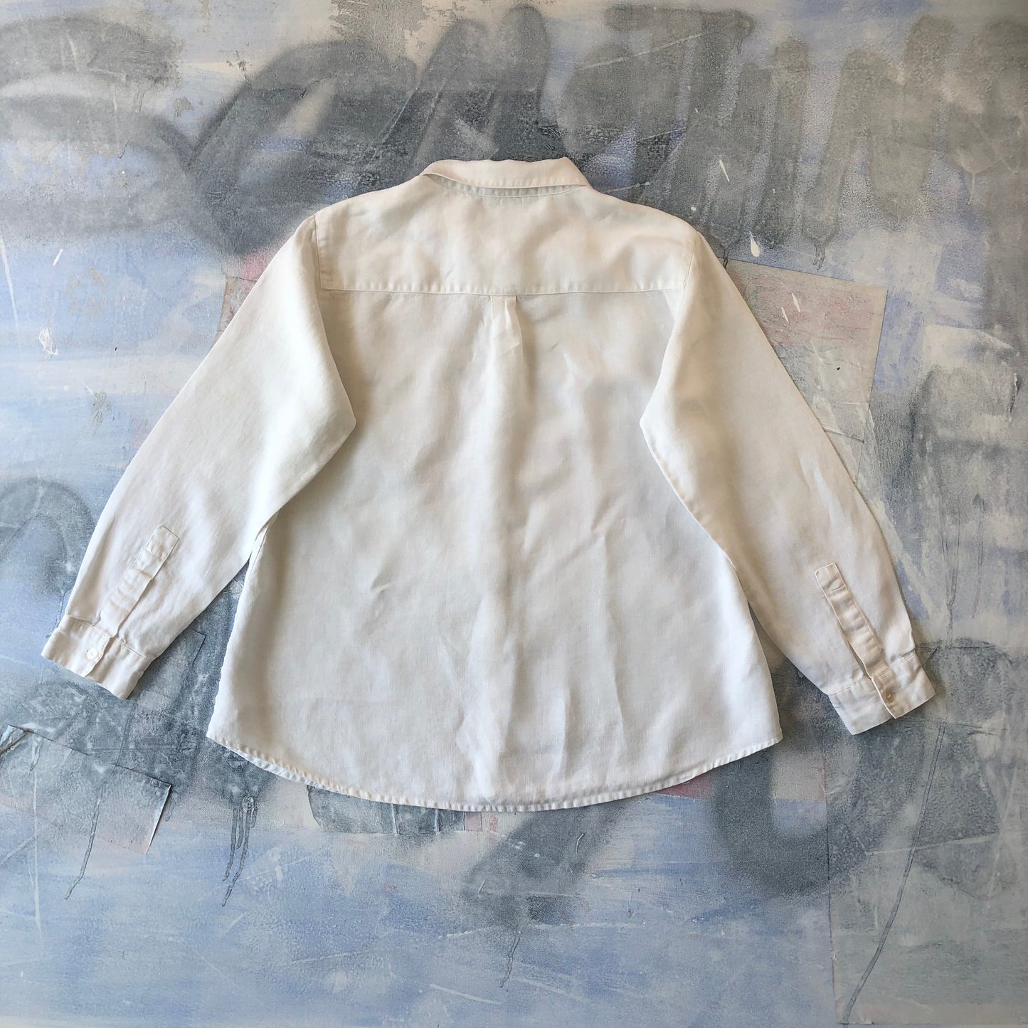 Real Comfort Linen Shirt Long Sleeve L