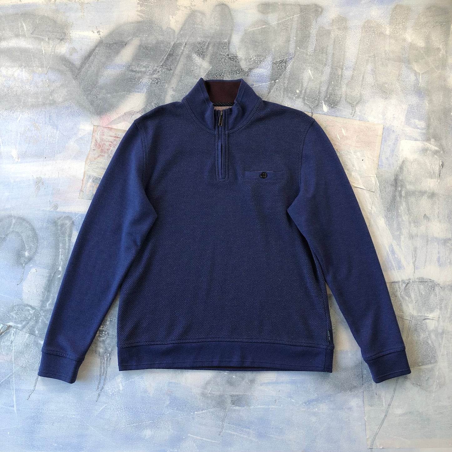 Ted Baker London Quarter Zip Sweater S